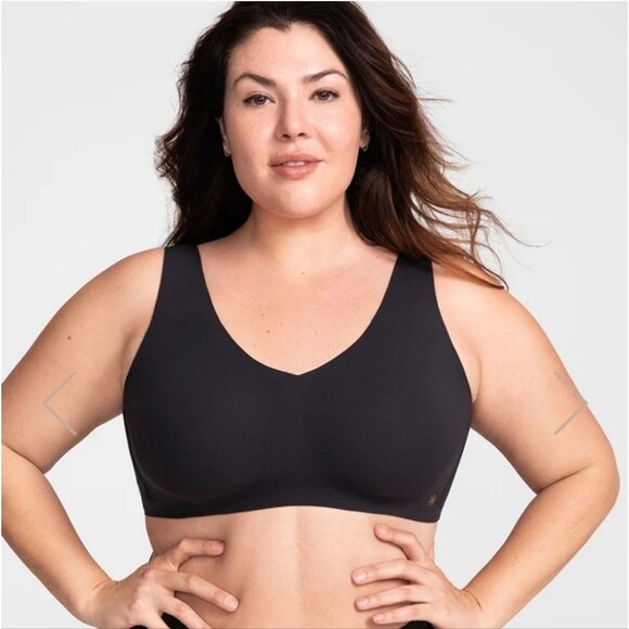 Honeylove Black V-Neck Padded Bra Size 3X Bra Cup Comfort Plus Size - Picture 1 of 4